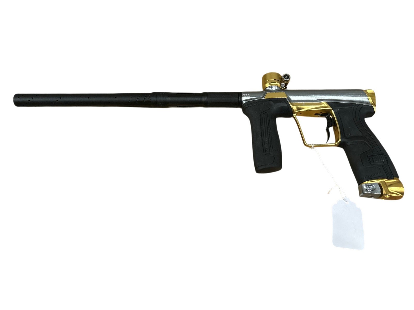 Used Planet Eclipse CS2 Pro Paintball Marker w/ P.E. Soft Case - Grey/Gold