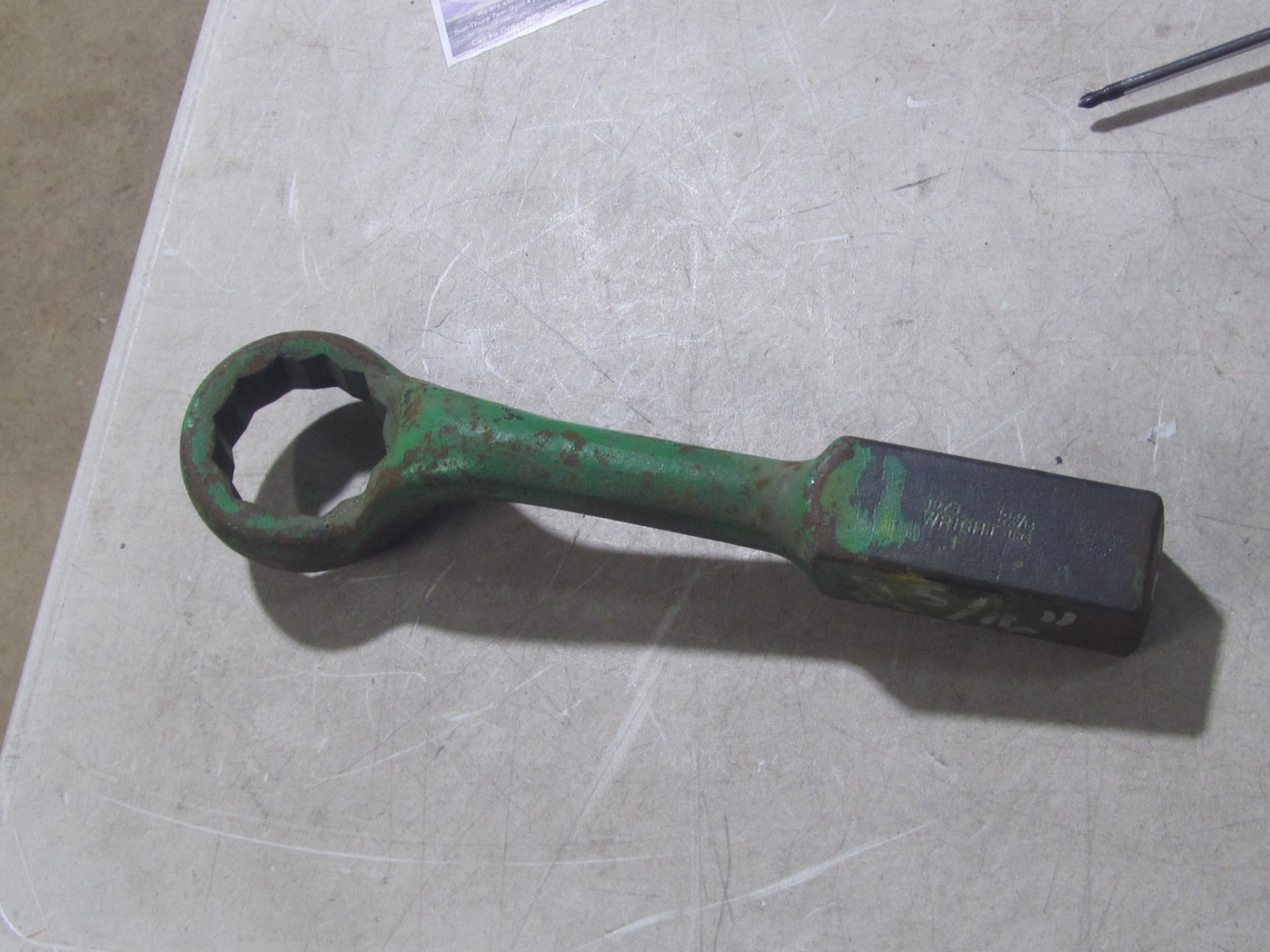 Wright Tools 1974 HAMMER STRIKING FACE 2-5/16" OFFSET BOX WRENCH 12 POINT