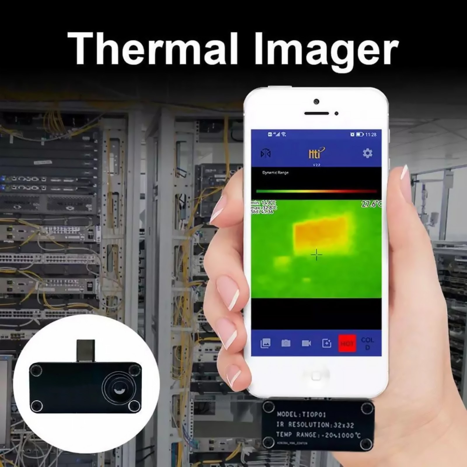 USB TypeC Thermal Imaging Camera for Android Mobile Phone Enhanced Features