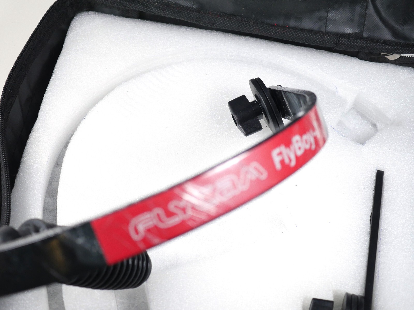 FLYCAM Flyboy-l DSLR Stabilizer (FLCM-FB3-B) White/ Red W Case