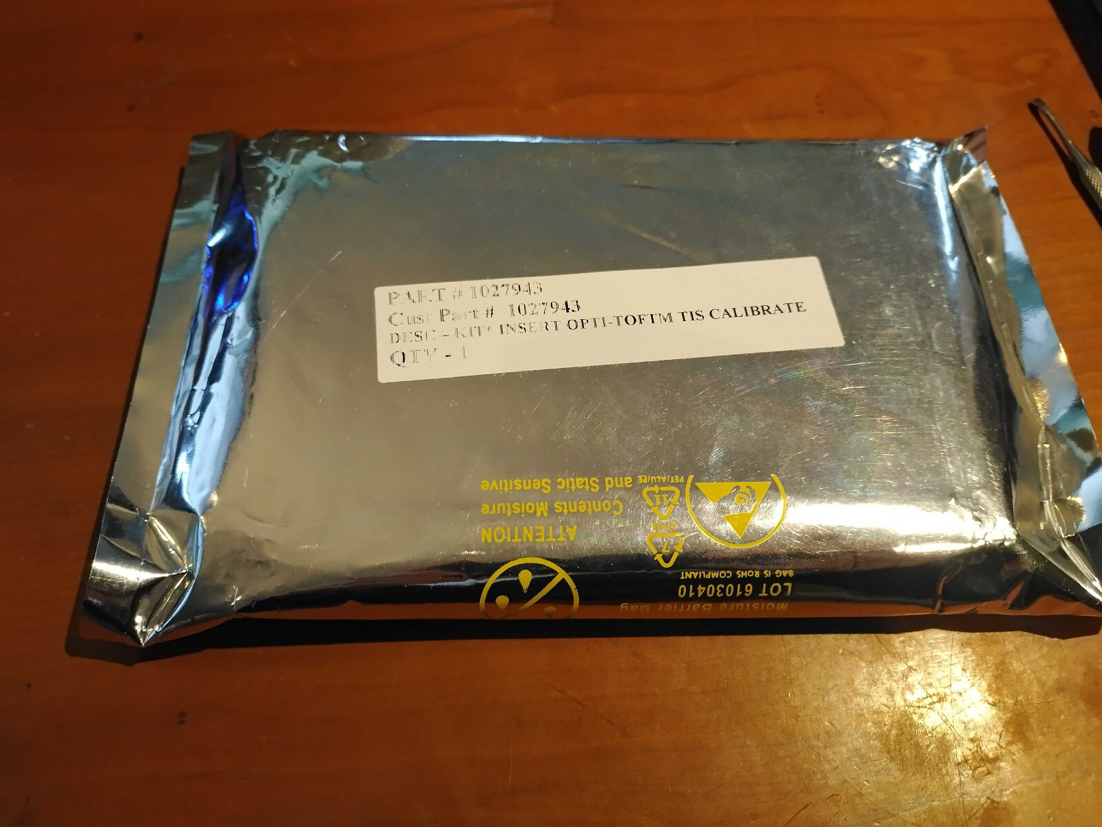 [AB Sciex] Sealed P/N 1027943 Opti-TOF High Resolution TIS Calibration Insert