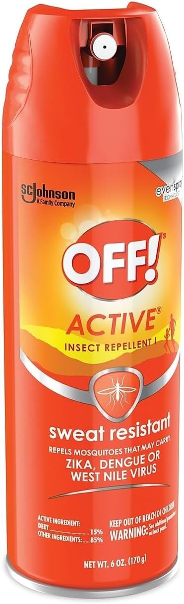 OFF! Active Sweat Resistant Insect Repellent