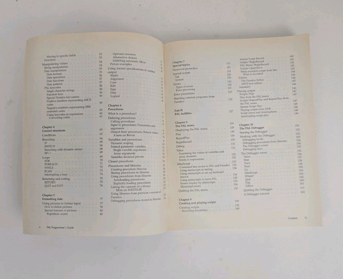 Borland Paradox For DOS PAL Programmers Guide 1993