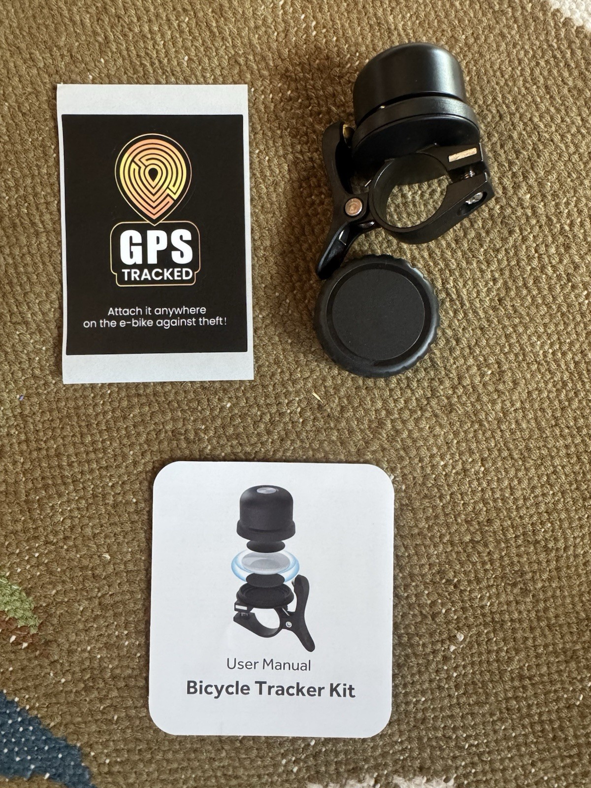 URTOPIA Bicycle Tracker Kit Anti-Theft Apple Find My Bluetooth ST-2307