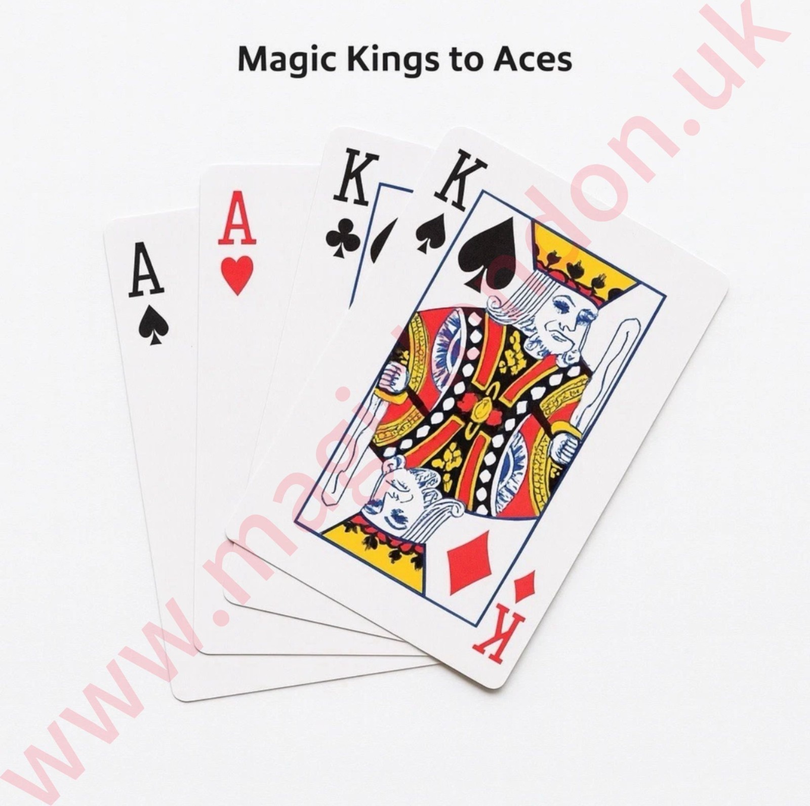 Brilliant Magic Trick Kings to Aces Classic Magic Card Trick