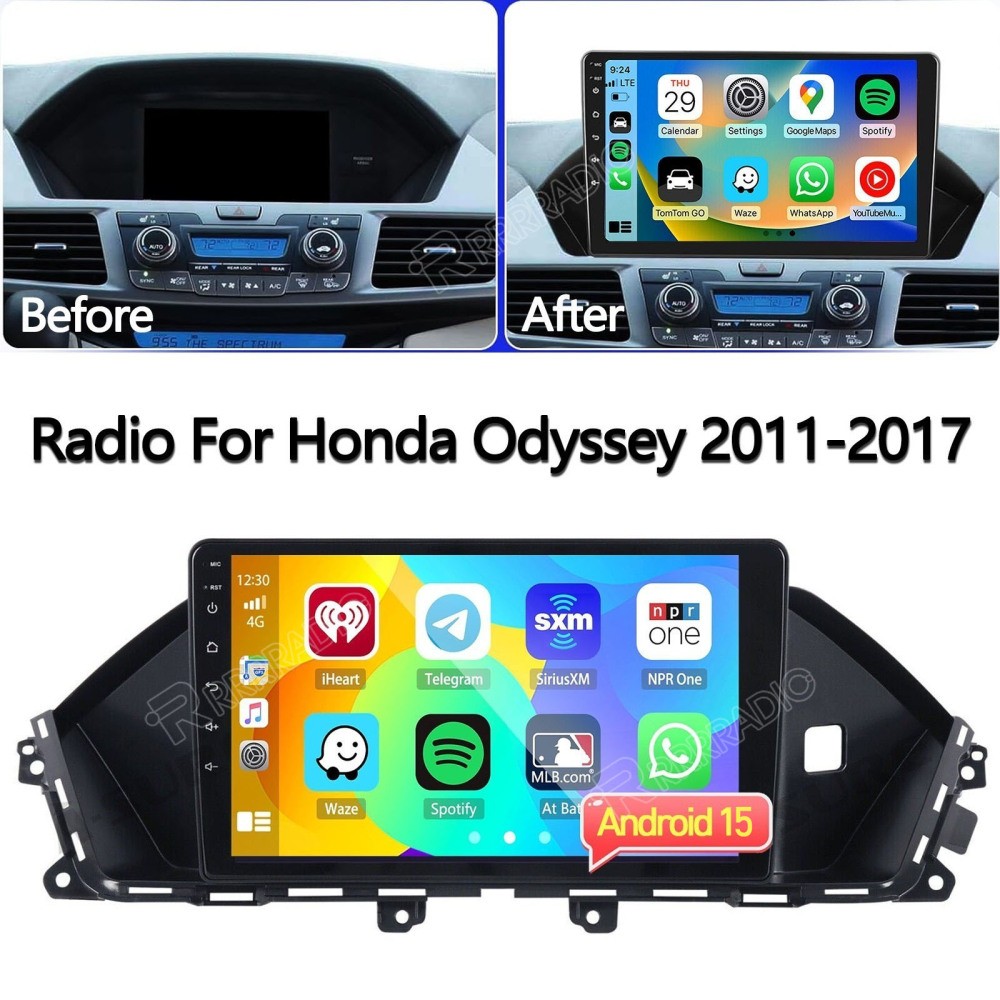 2+64GB For Honda Odyssey 2011-2017 Android 15 Car Stereo Radio GPS Navi Carplay