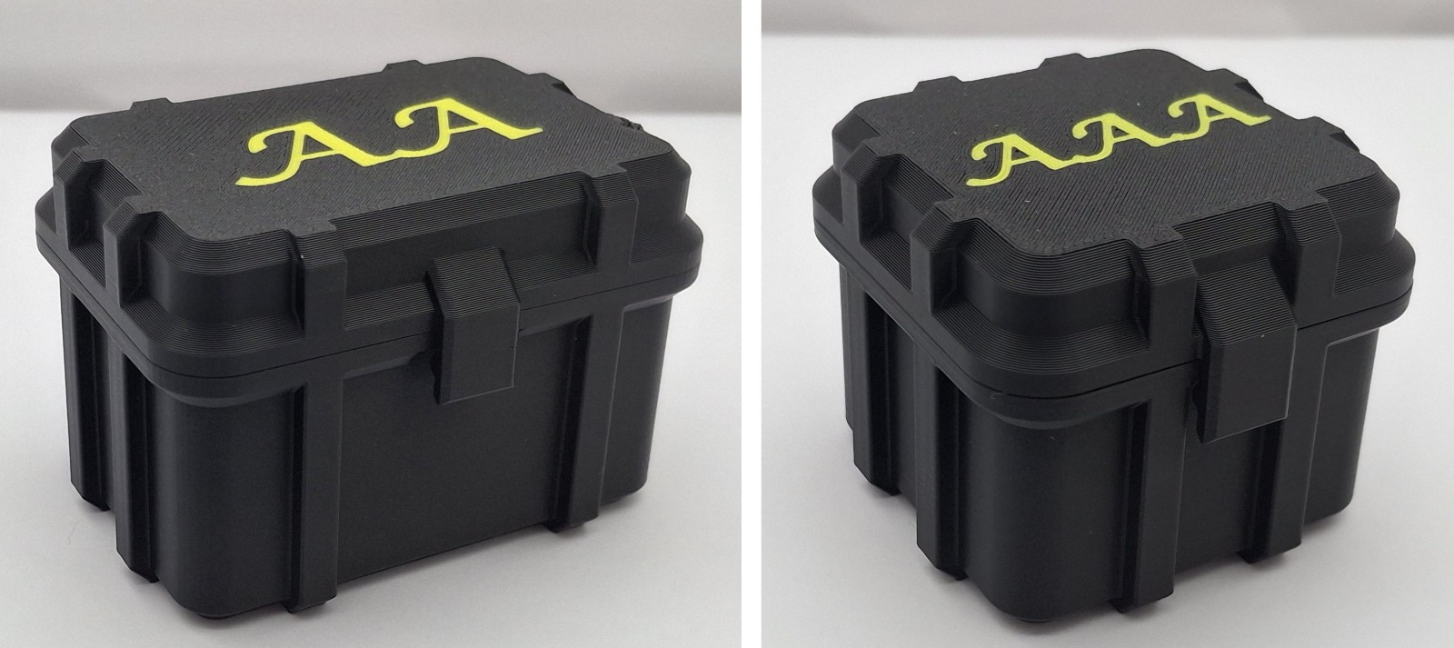 AA/AAA Battery Organizer Case – Compact Grab & Go Storage Holder Box
