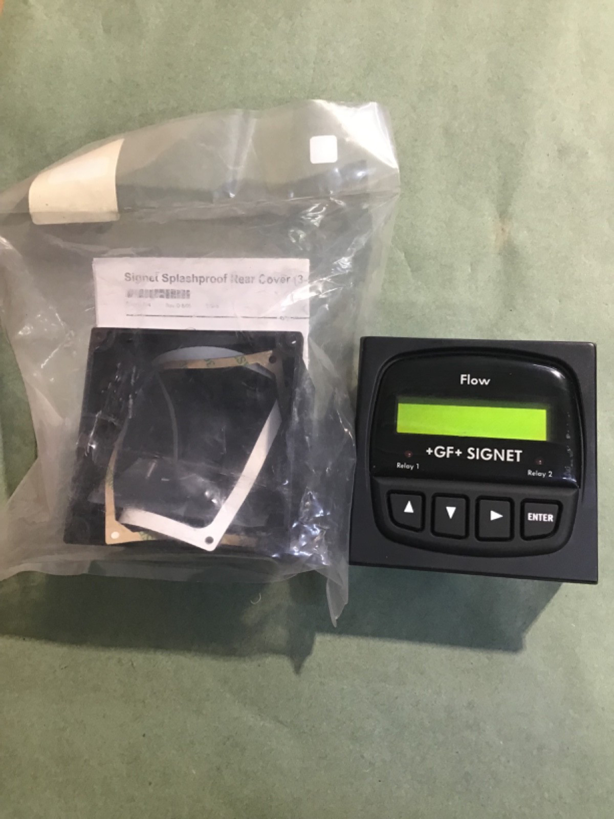 GF SIGNET 3-8550-2P SINGLE INPUT, 4 WIRE, 4-20 MA. FLOW TRANSMITTER  NEW NO BOX