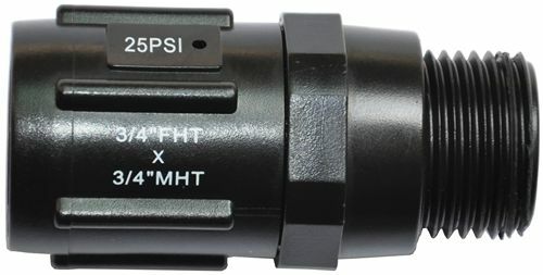 25PSI Drip Irrigation 25 PSI Pressure Regulator, 3/4" Female Hose x MHT
