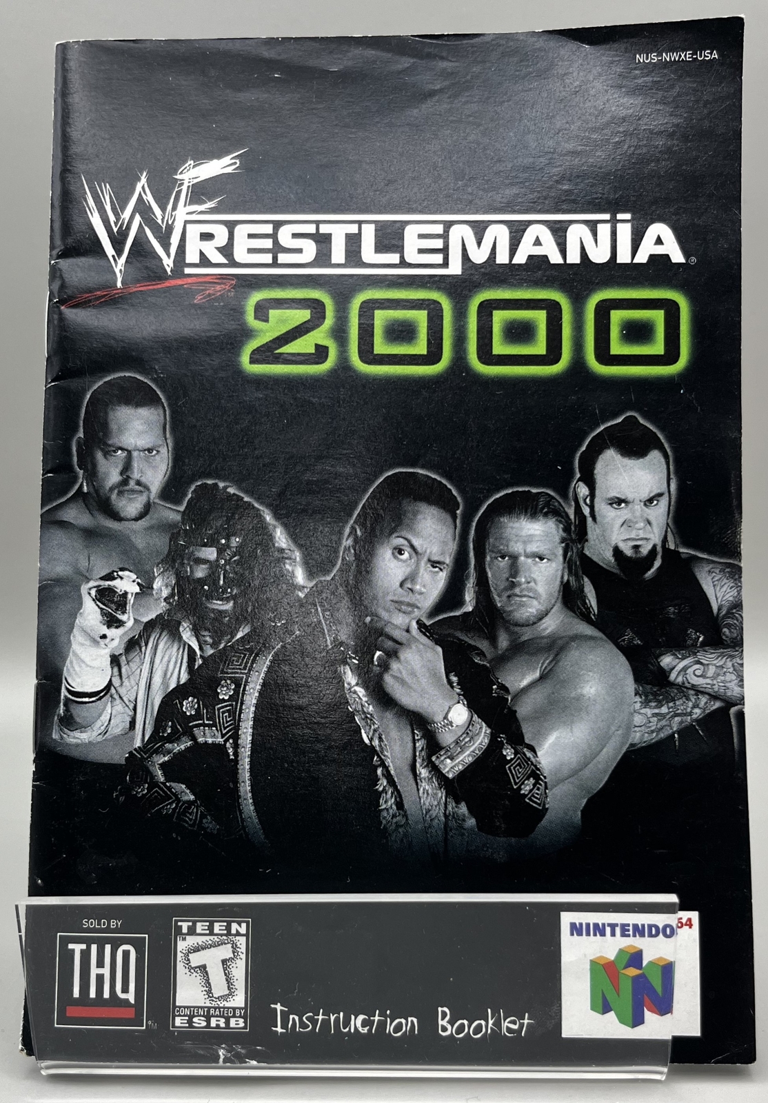 Wrestlemania 2000 (Nintendo 64, 1999) Instruction Booklet ONLY