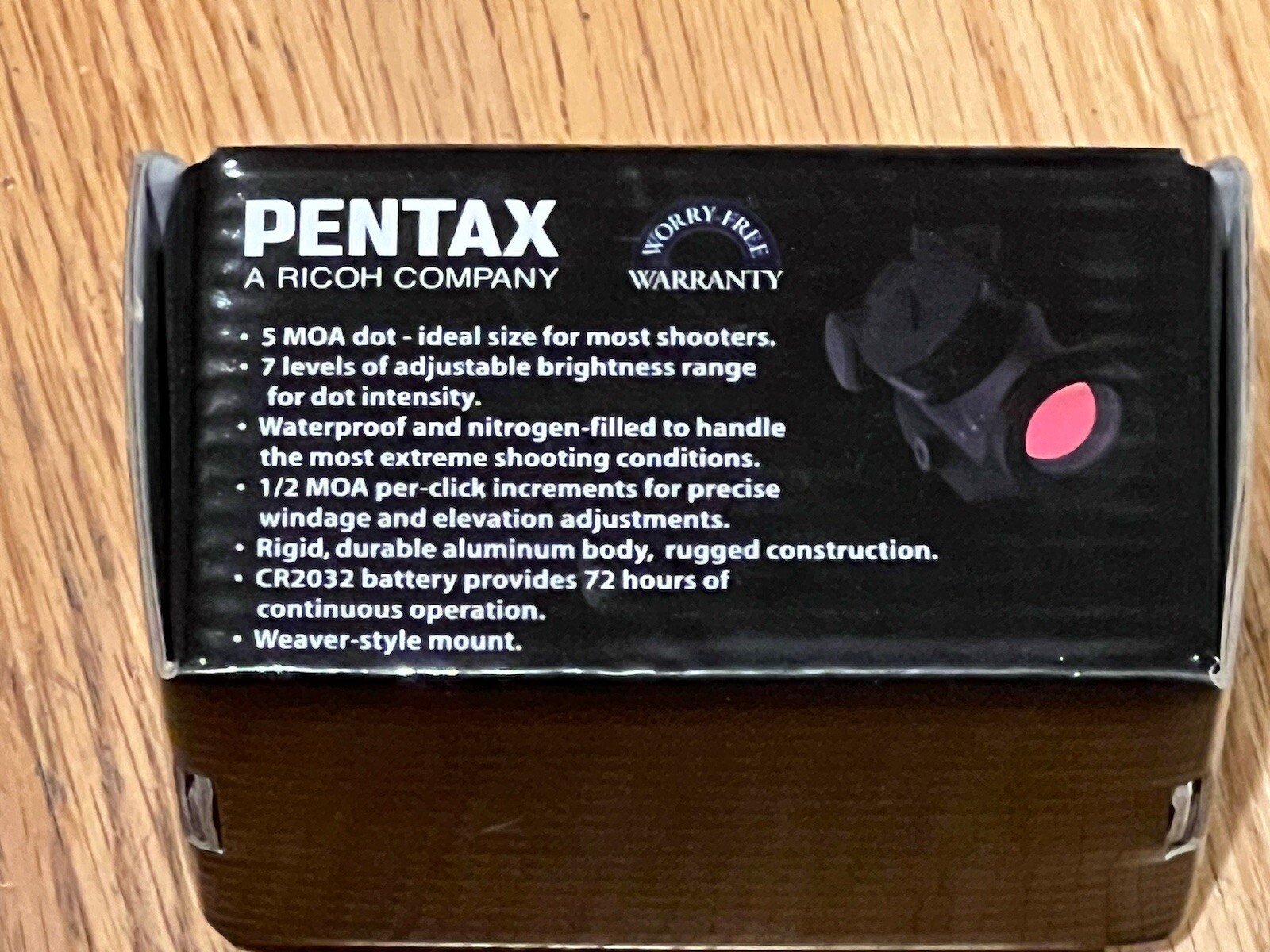 Pentax Game seeker RD Mini Waterproof Dot Sight
