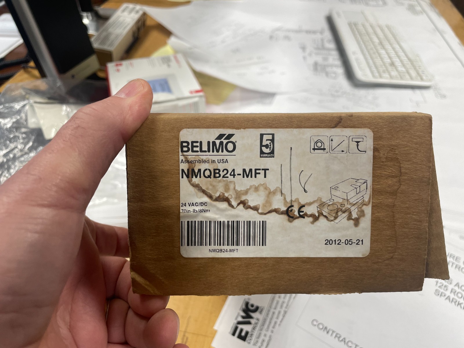 Belimo Pneumatic Actuator Damper - NMQB24-MFT