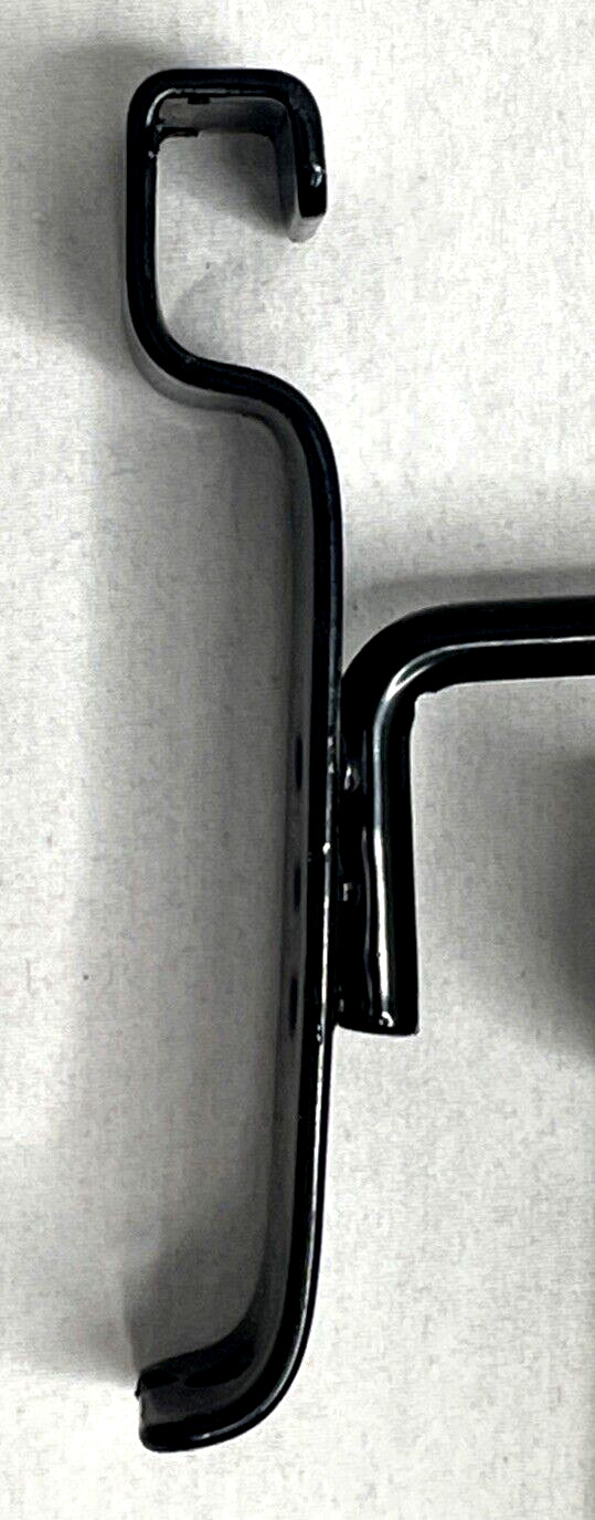 10" Slat Wire Wall Grid Hooks - Used 3 Chrome 1 Black
