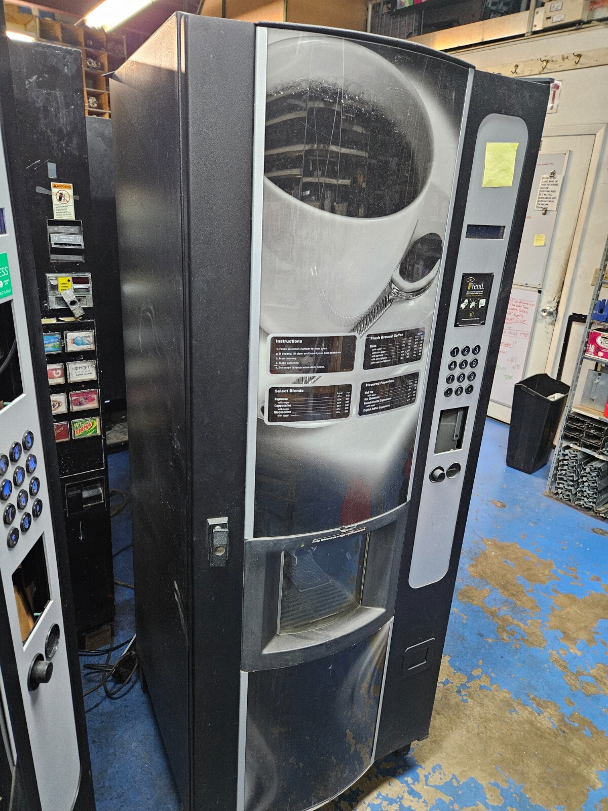 Qty 4x Usi 3205 Geneva Coffee Vending Machine Coffee Machine Needs Repair/Refurb