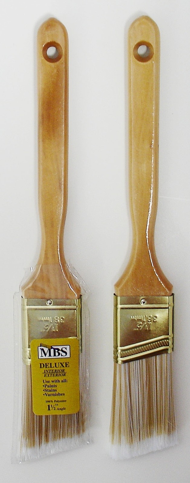 Angled Paint Brush 1.5" Width 100% Polyester For all Paints Interior/Exterior