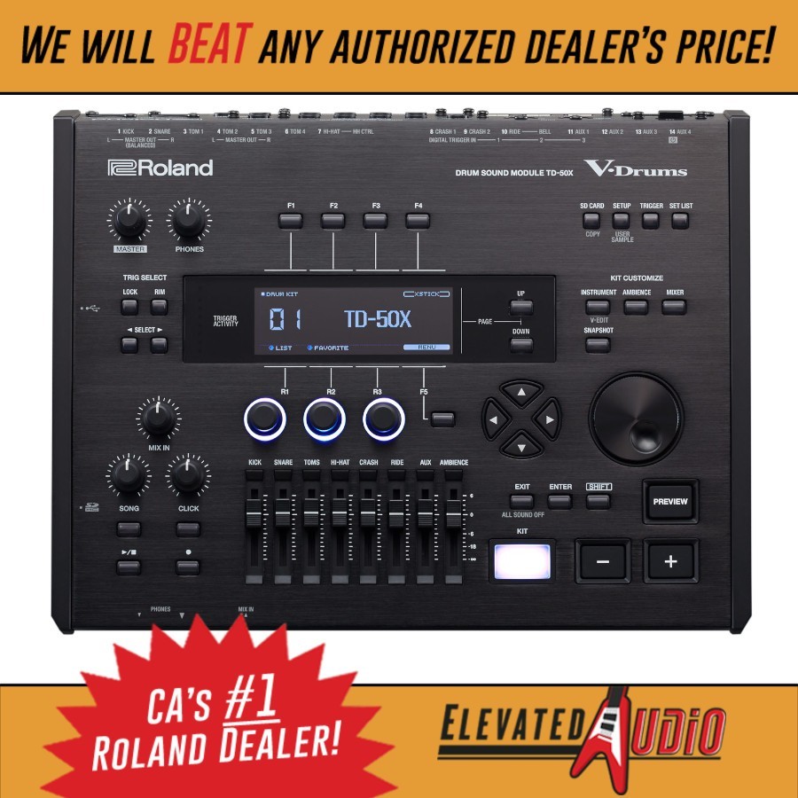 Roland V-Drums TD-50X Sound Module, Brand New, Buy from USA. Make offer or Buy !