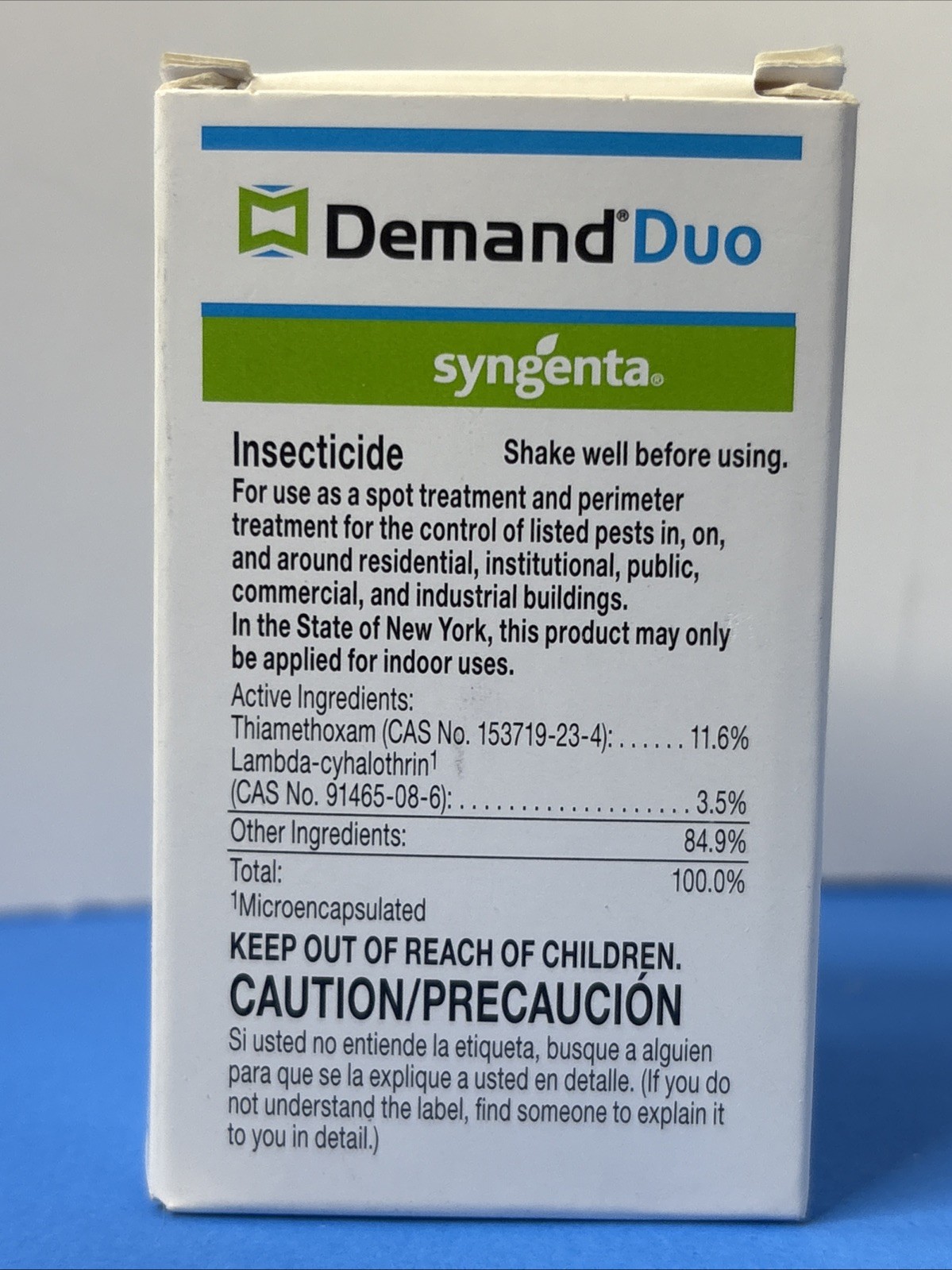 Demand Duo Insecticide Syngenta 1.1oz Concentrate Indoor Outdoor 90 Day Control