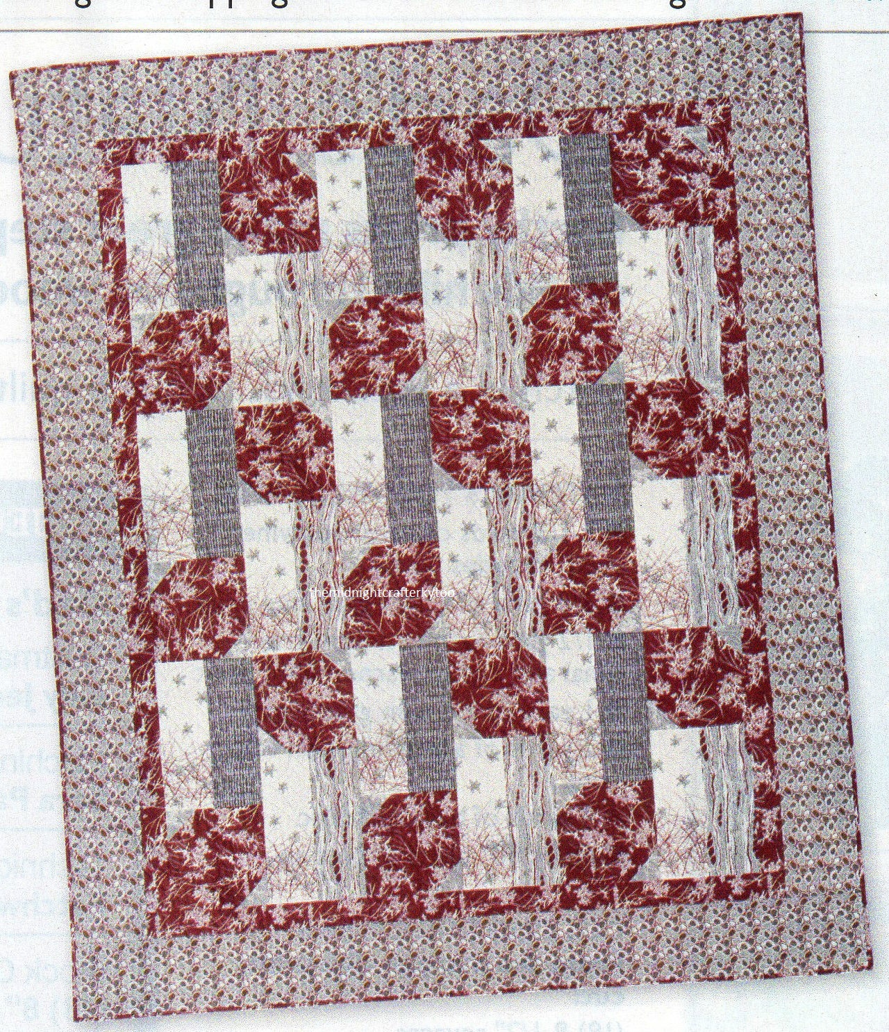 Dad's Nature Quilt Quilt Pattern Pieced JJ