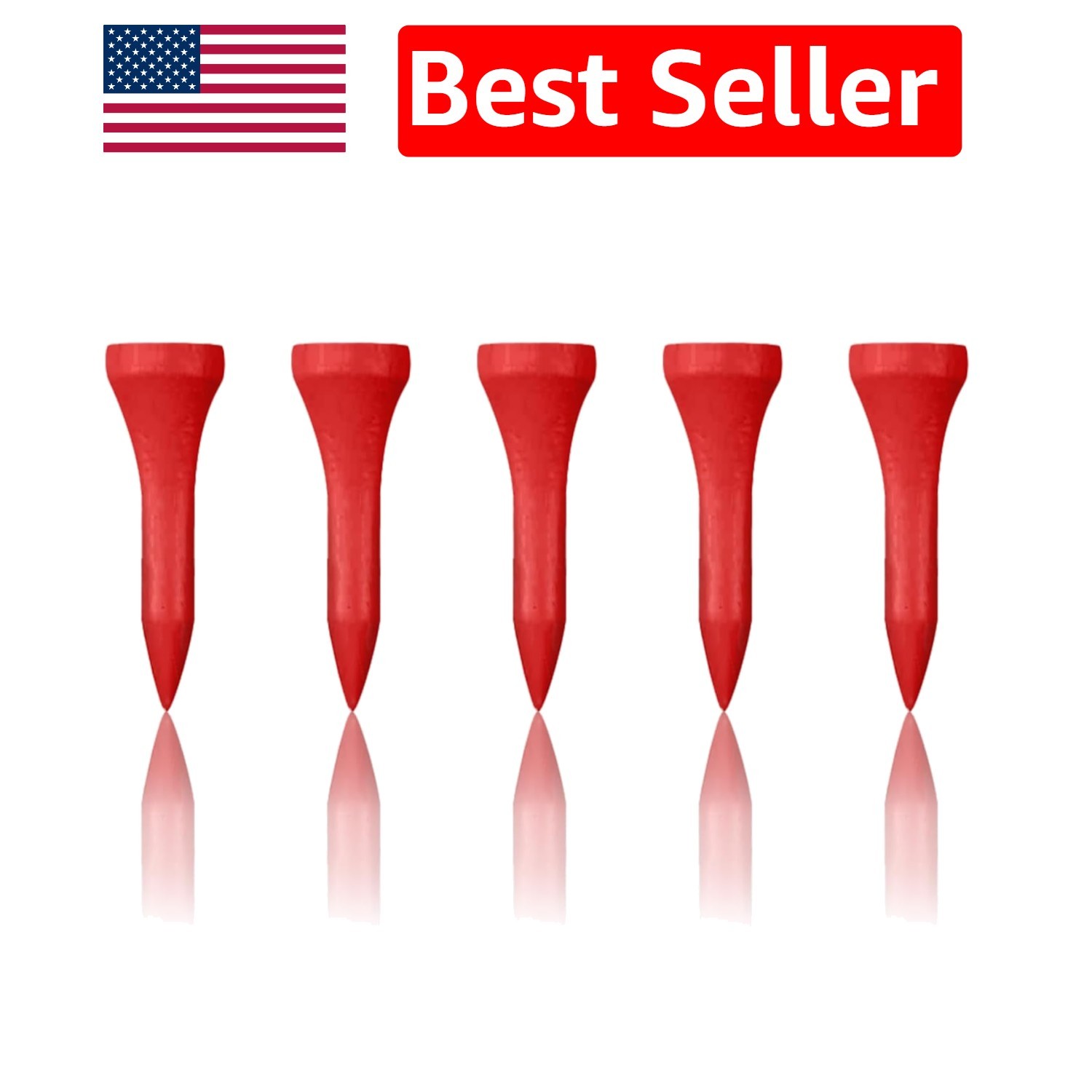 Multicolor Golf Tees - 100 Count, 3-1/4" to 1-1/2", Perfect for Every Golfer