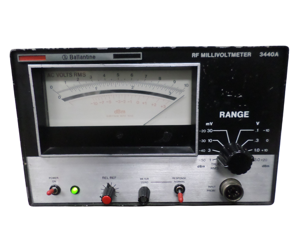 BALLANTINE 3440A RF MILLIVOLTMETER - Free Shipping