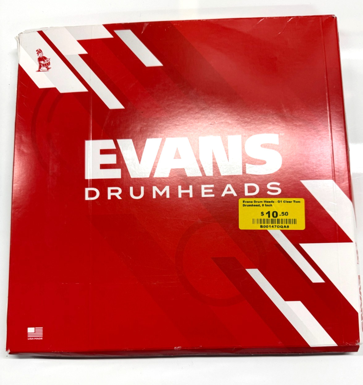 Evans G1 Clear Tom Drum Head, 8 Inch