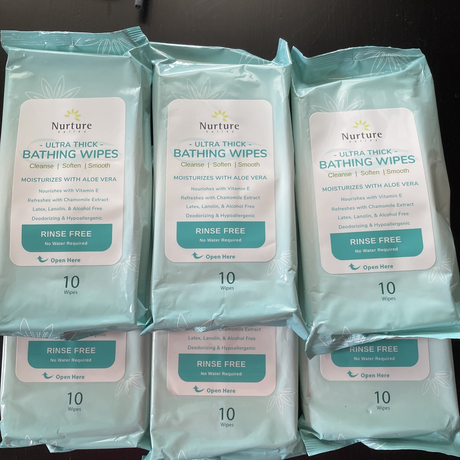 Nurture XL Ultra Thick Body Wipes for Adults w/Aloe | 60 Extra Large Disposable