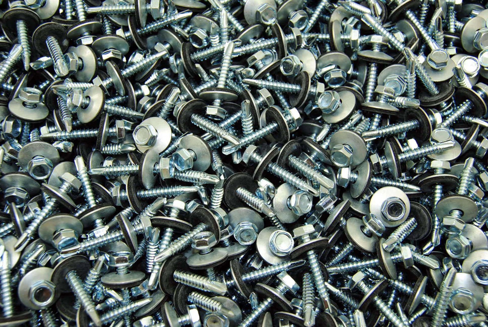 (300) Hex Rubber Washer Head #10 x 1-1/4" Self-Drilling Roofing Siding Screw