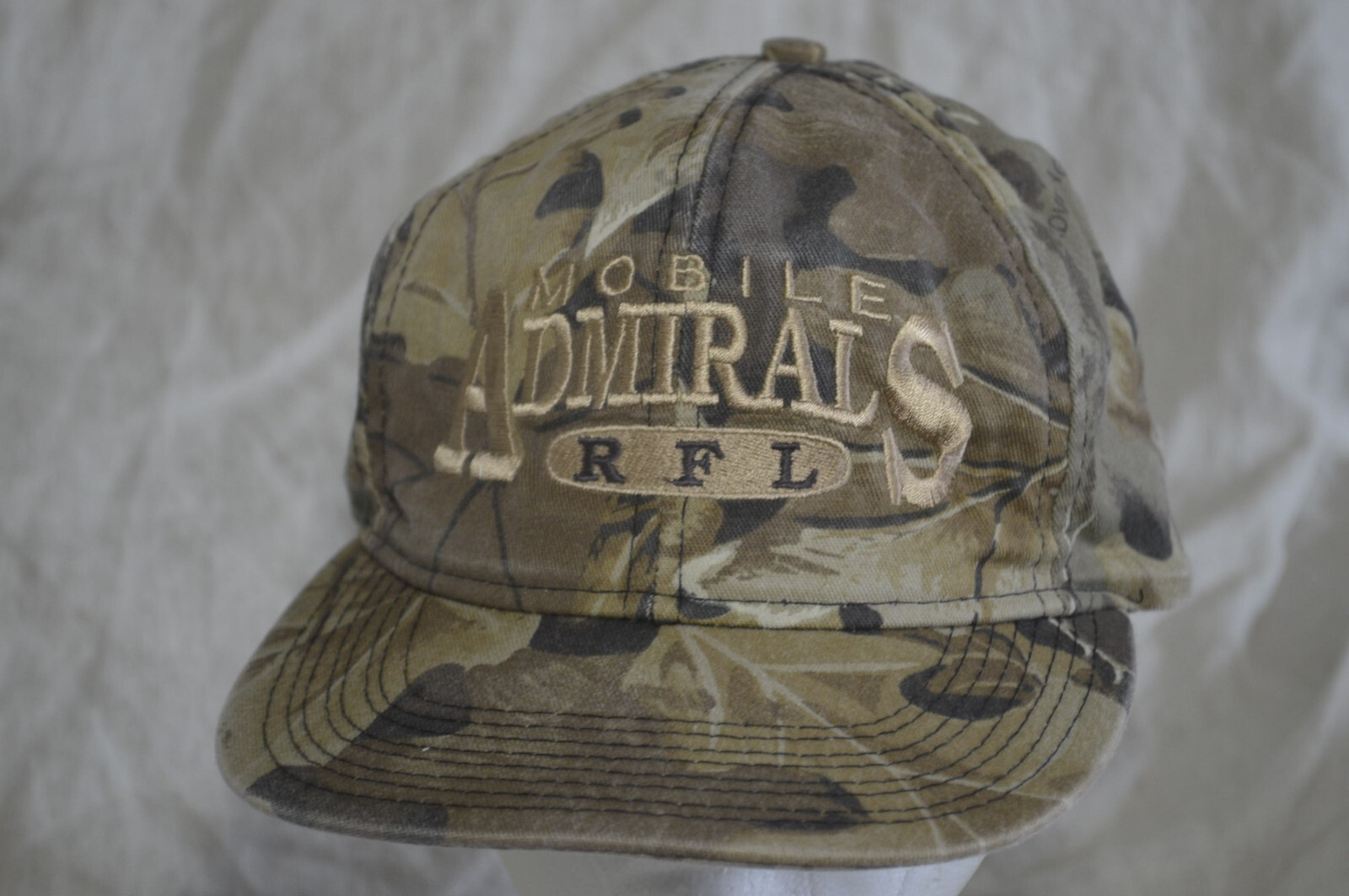 Vintage RealTree Advantage Camo Cap Hat Mobile Admirals by Kudzu Made in the USA