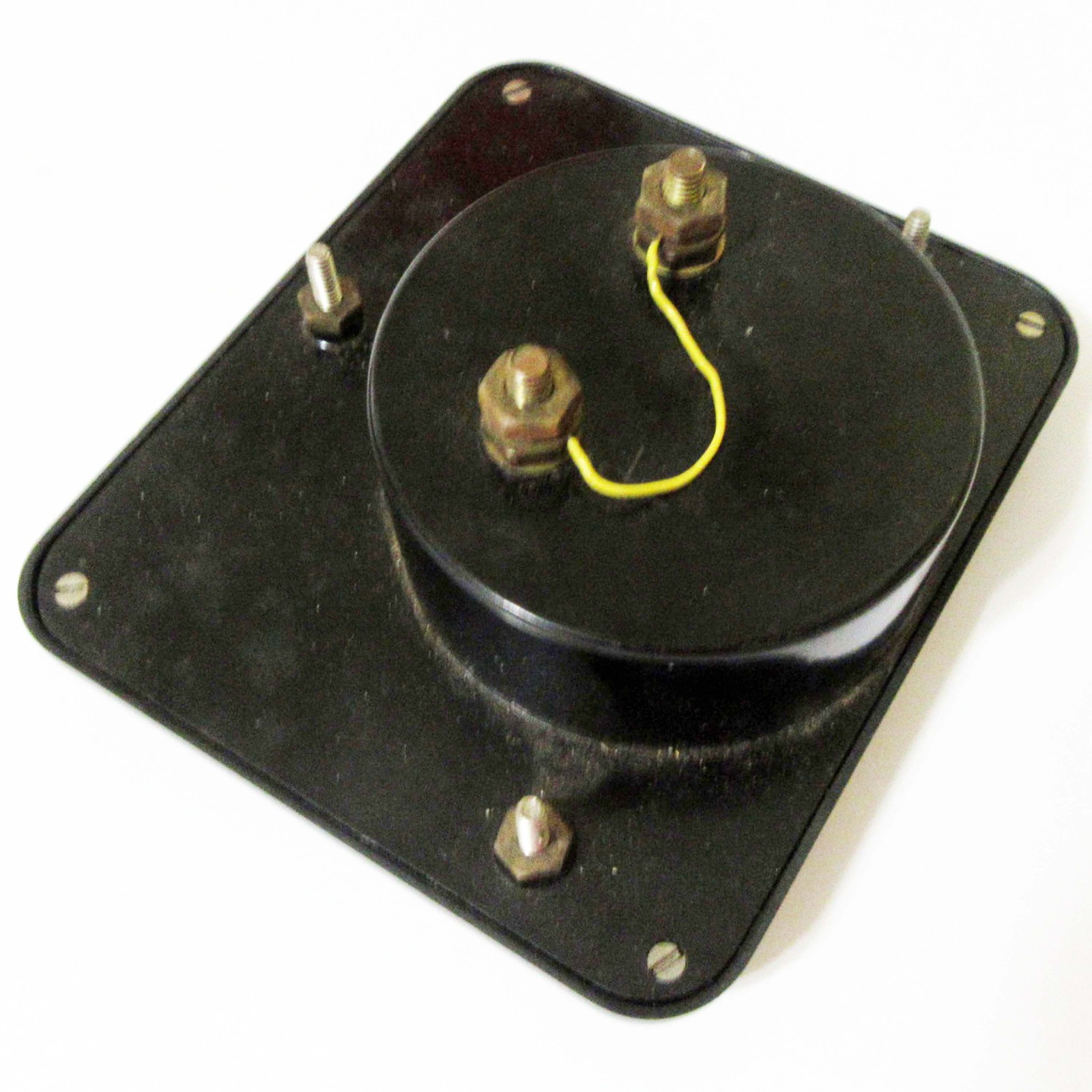 BEEDE Instrument ® 0 - 50 DC D. C. Microamperes - Square - Black Panel Meter