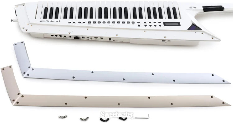 Roland AX-Edge 49-key Keytar Synthesizer - White