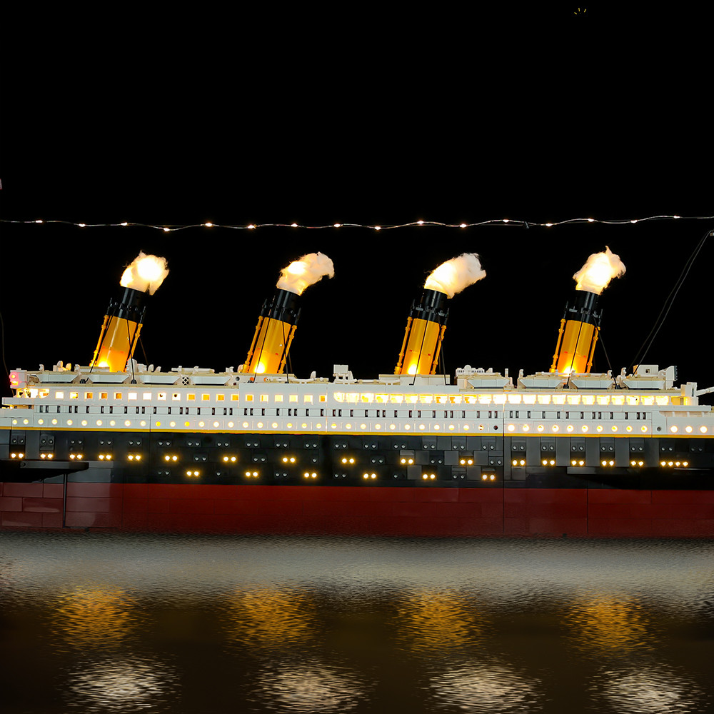 LED Light Kit for Titanic - Compatible with LEGO® 10294 Set (RC+ Sound Version)