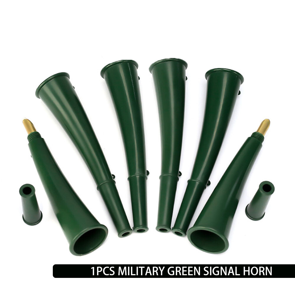 Military Green Signal Horn Tactical Horn Sheep Horn Signal Horn / Field Outdoor