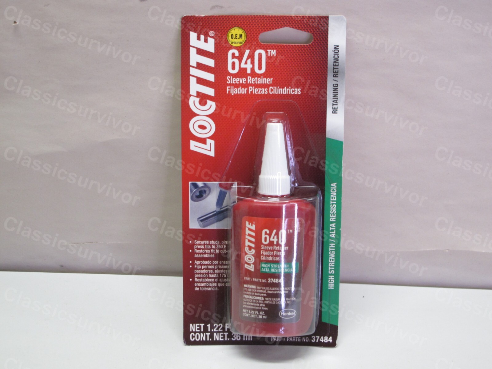 Loctite 37484 36ml Sleeve Retainer #640
