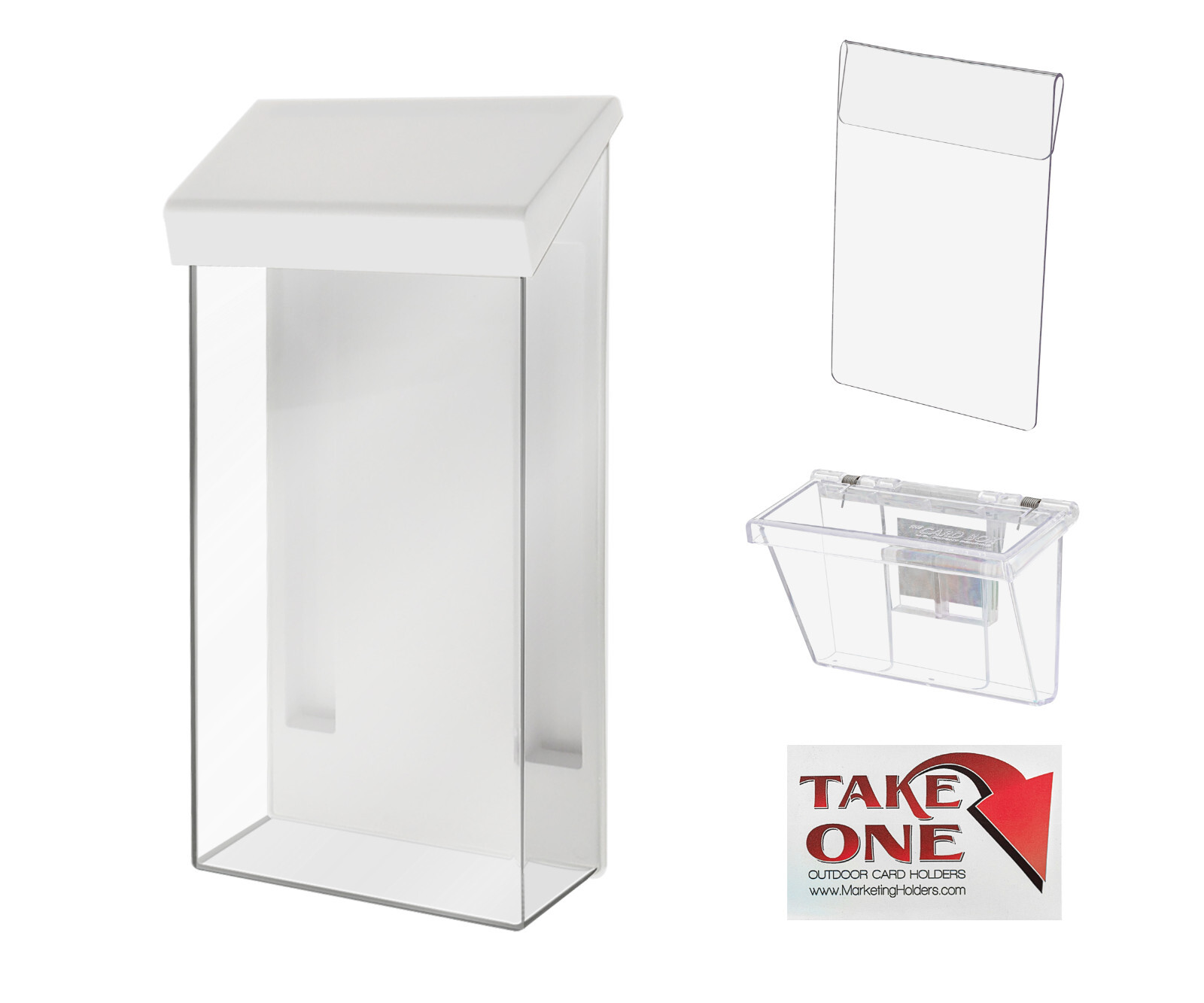 Outdoor Brochure & Card Holder for Carpet Cleaning Van Truck Car SUV Vehicle