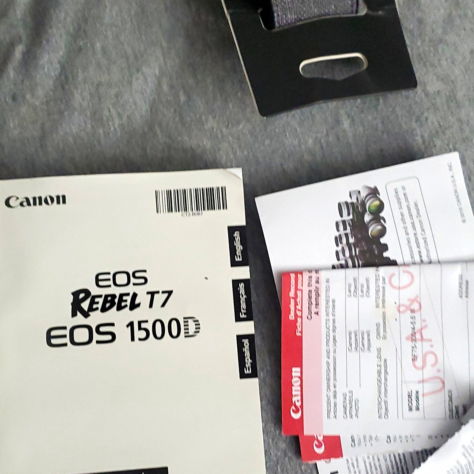 Canon EOS Rebel T7/1500D Accessory Bundle LP-E10 Battery, Charger, Tripod