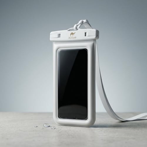 Nomade - Premium Waterproof Floatable Phone Pouch - Fully Optic White