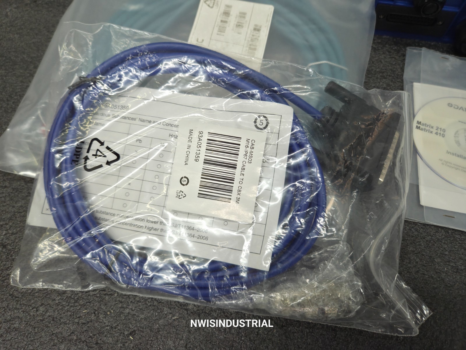 DATALOGIC CBX500 Network Connection Box with cordsets