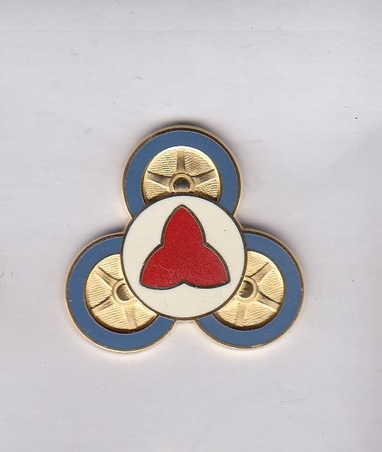 US Army 112th Transportation Battalion crest DUI badge L-22