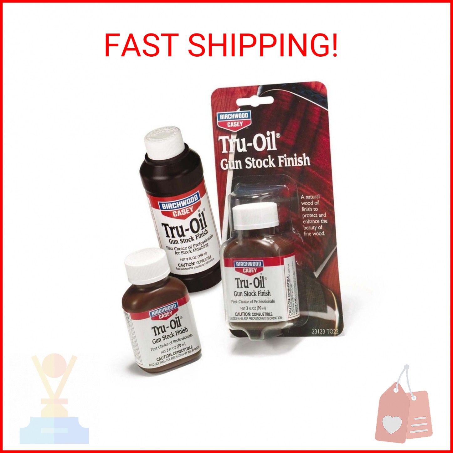 Birchwood Casey True-Oil Gun Stock Finish 8-Ounce Liquid