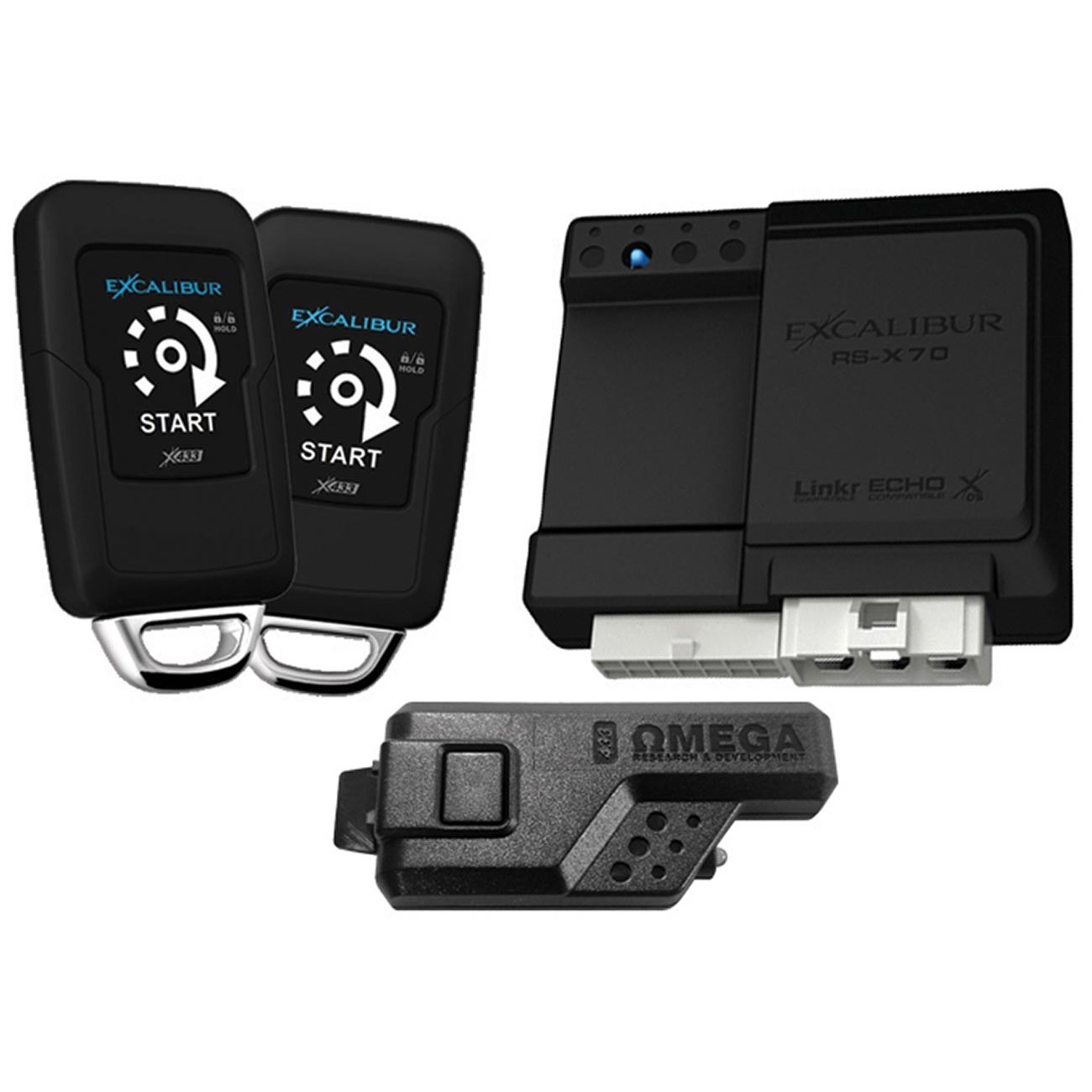 Excalibur 1-Button Remote Start Keyless Entry System RS-271 1500 Ft Range
