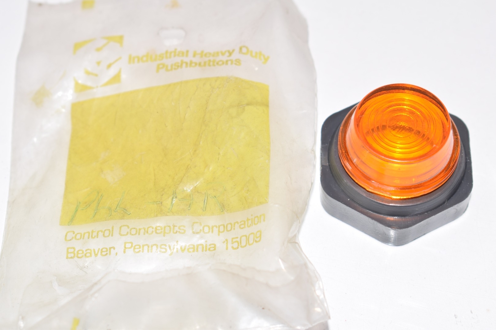 NEW Control Concepts Amber Pilot Light Lens Heavy Duty