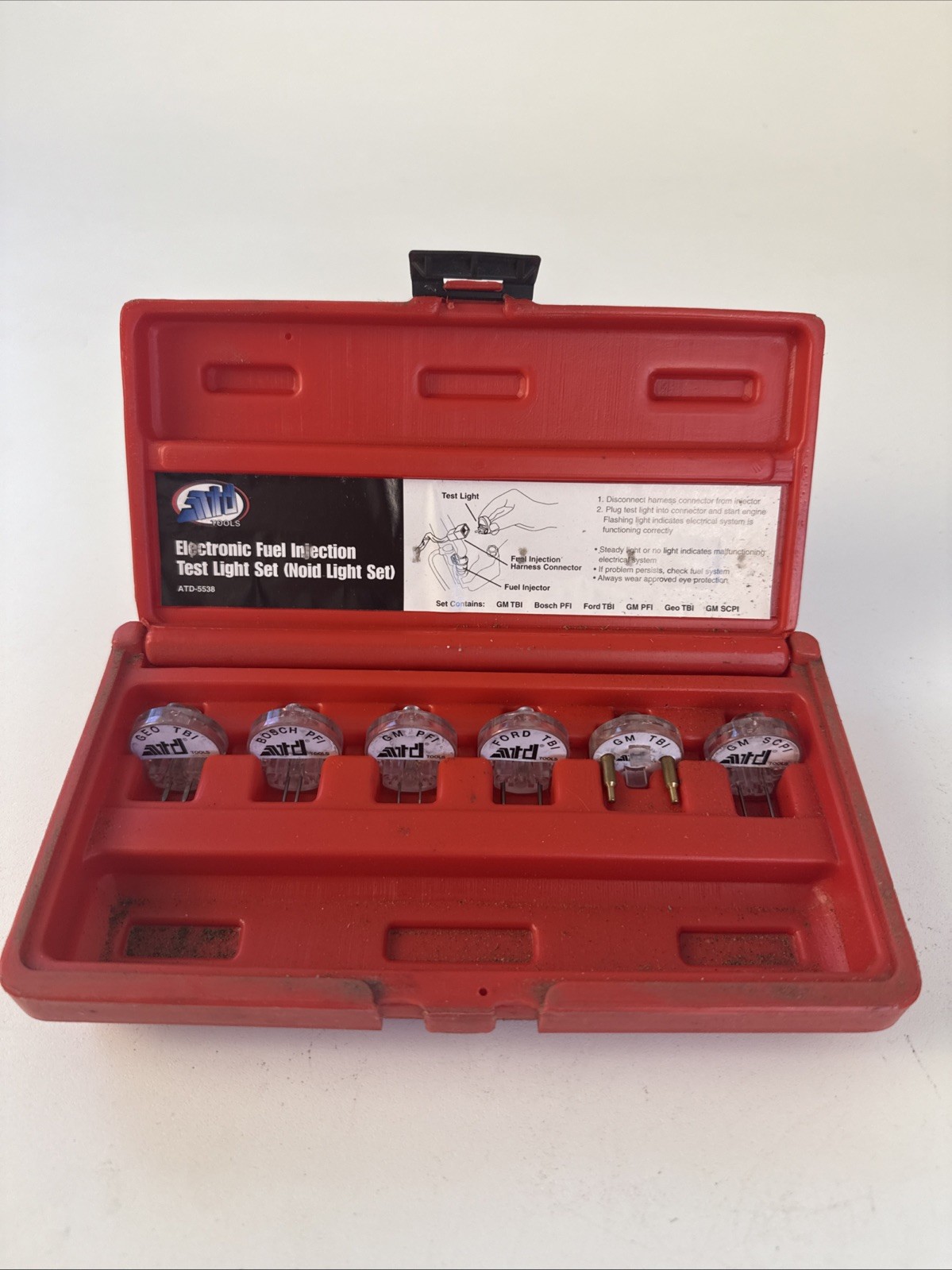 ATD 5538 Electronic Fuel Injection Test Light Set