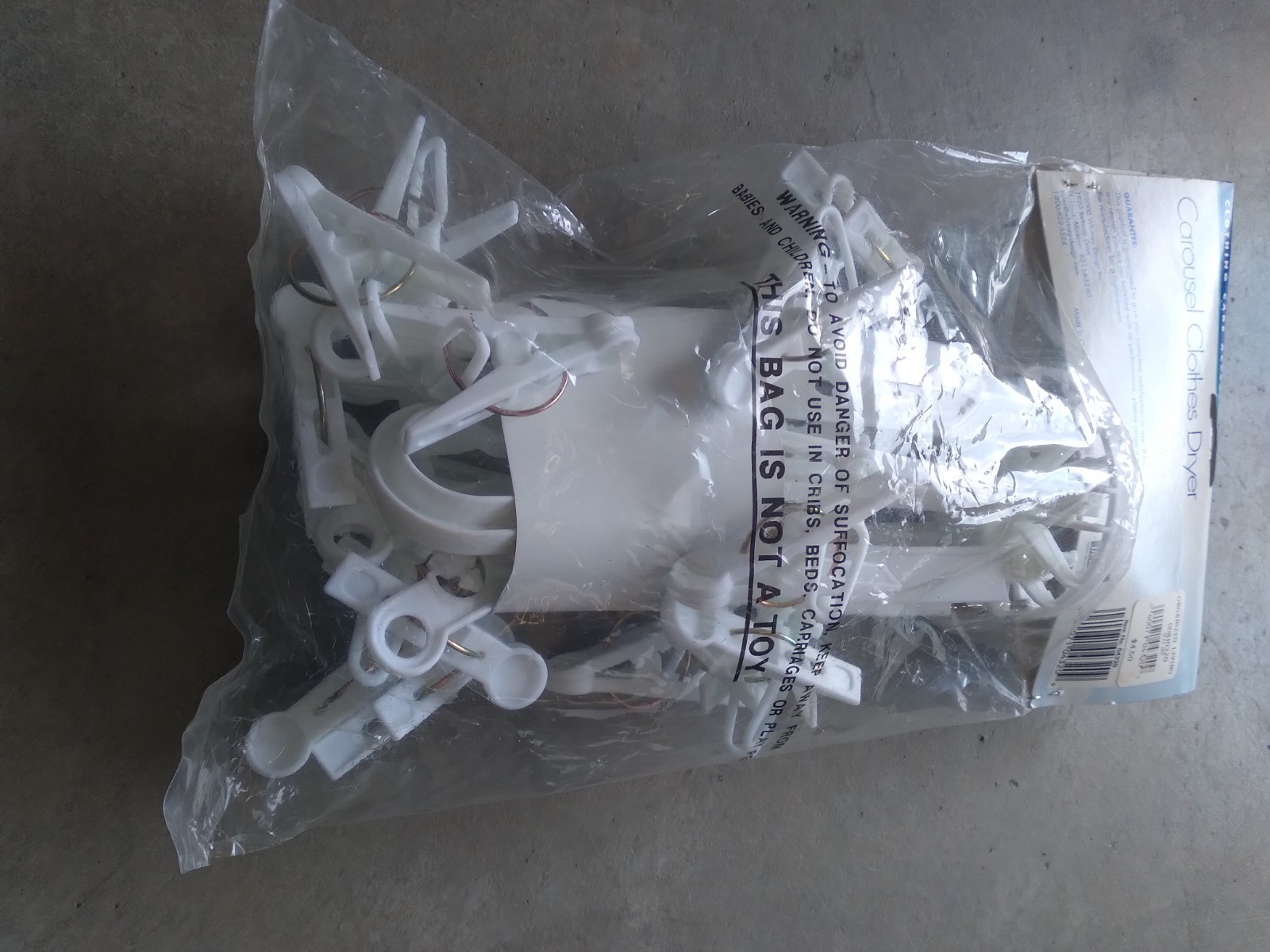 Vintage Clothes Line Portable Space Saving Carousel NEW 2000 Y2K