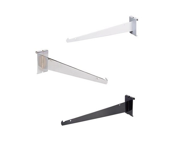 Dazzling Displays 12-Inch Gridwall Shelf Brackets