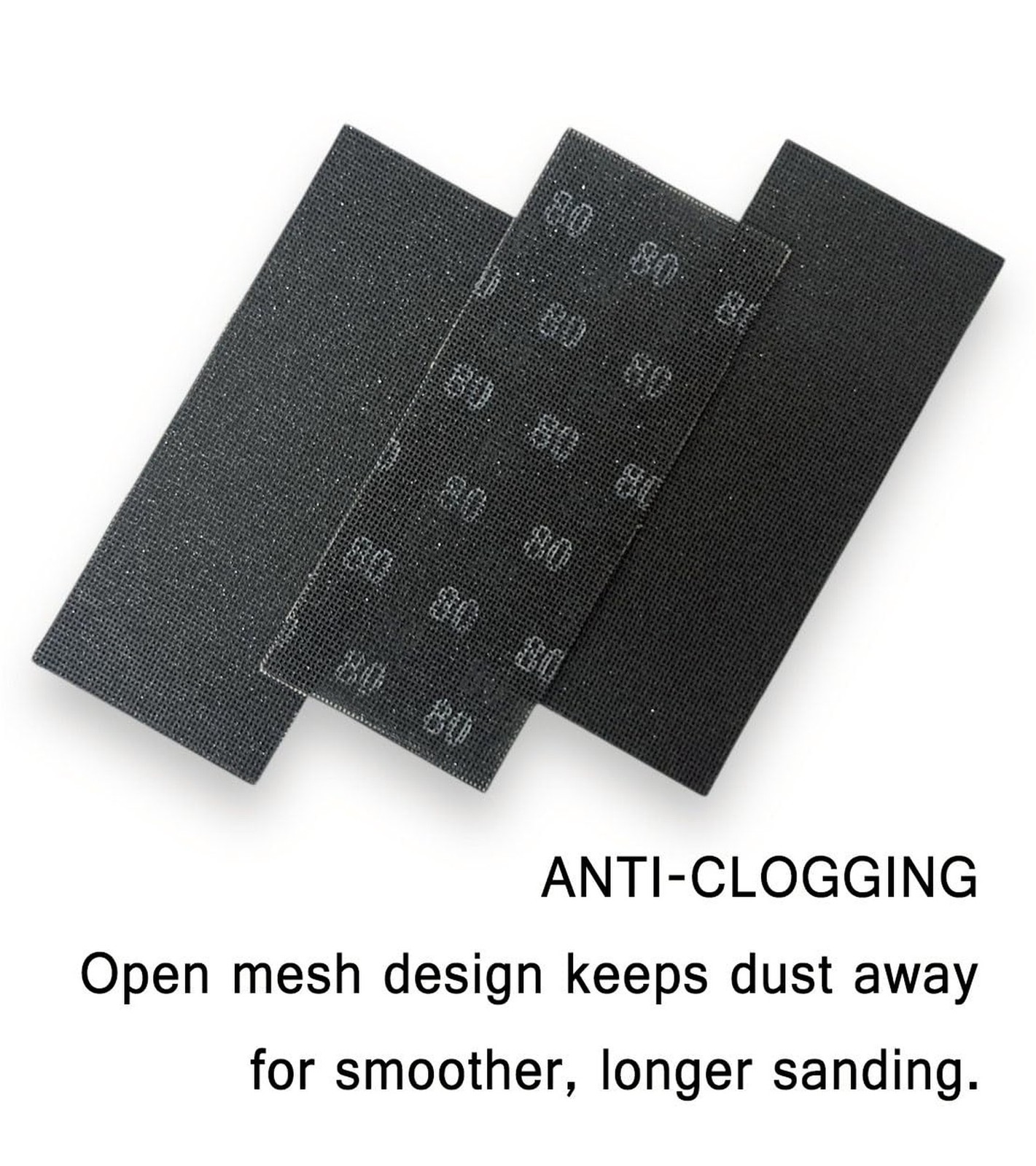 Sanding Mesh Sheets 12 Pack, 4.5 x 11 Inch Sanding Net Sheets, Grit 220, Doub...