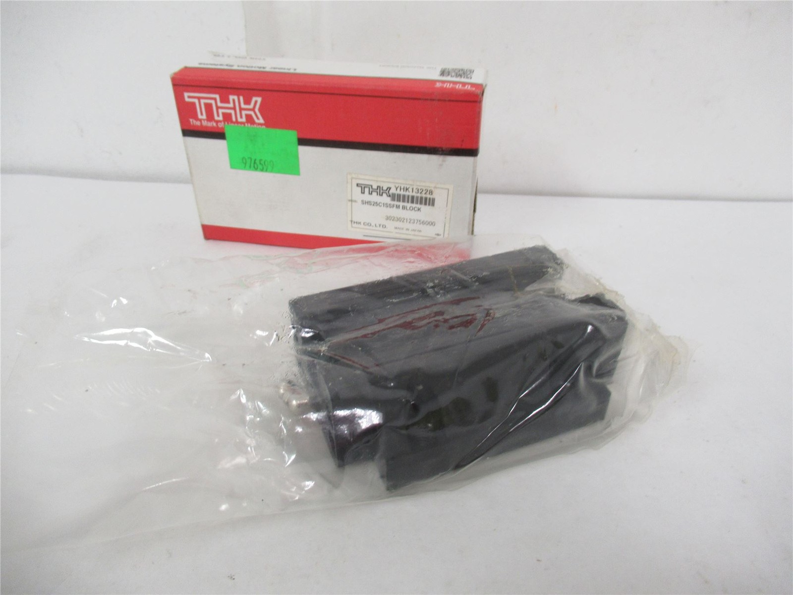 250556 New In Box; THK Co SHS25C1SSFM Linear Blk 23mm Rail 70mm Wide x 92mmLong