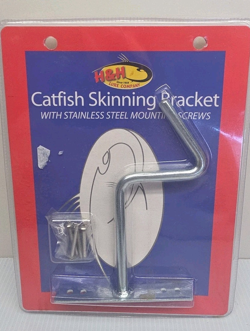 H&H Catfish Skinning Bracket Carbon Steel with Stainless Steel Screws SB100