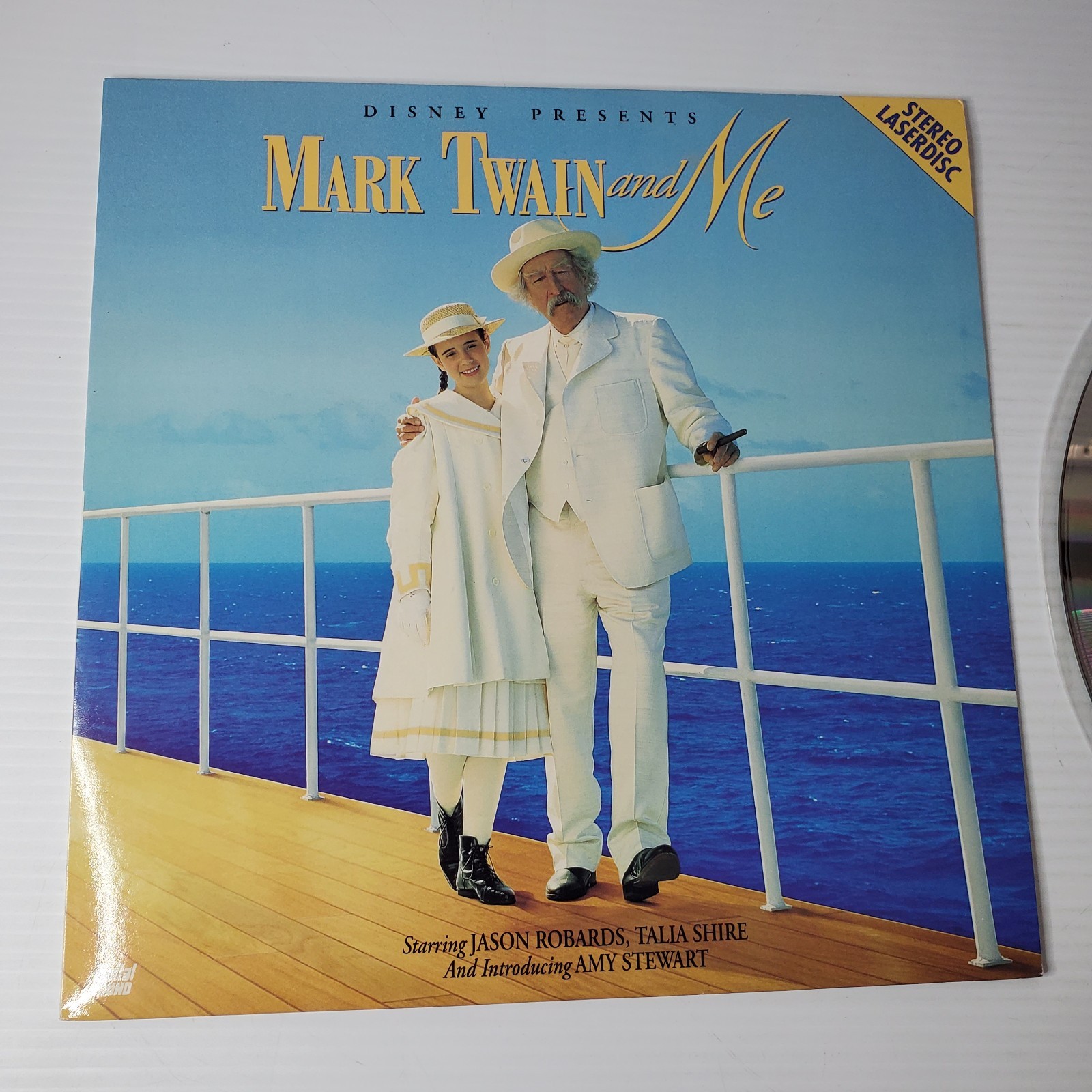 Walt Dianey Presents Mark Twain And Me Laserdisc Jason Robards Extended Play