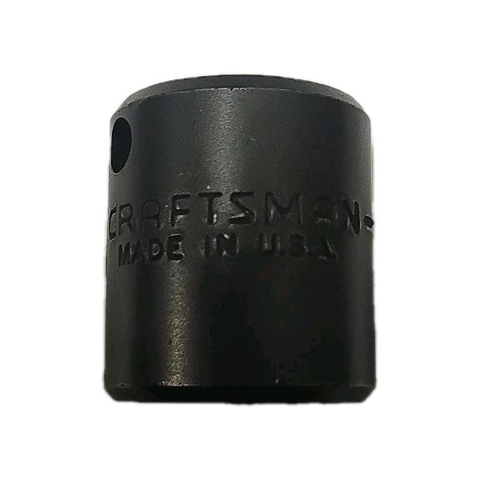 Craftsman 19408 GK Series 11/16 Inch Impact Socket 6 Point 3/8 Drive Made In USA