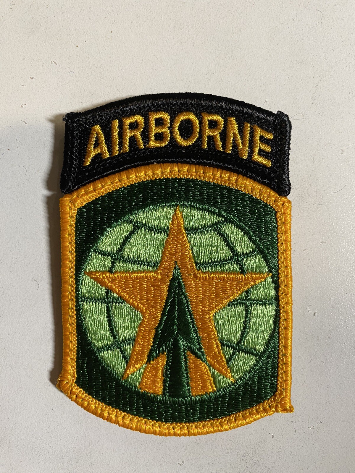 Airborne 16th MP Color  Patch Military Police  with Hook
